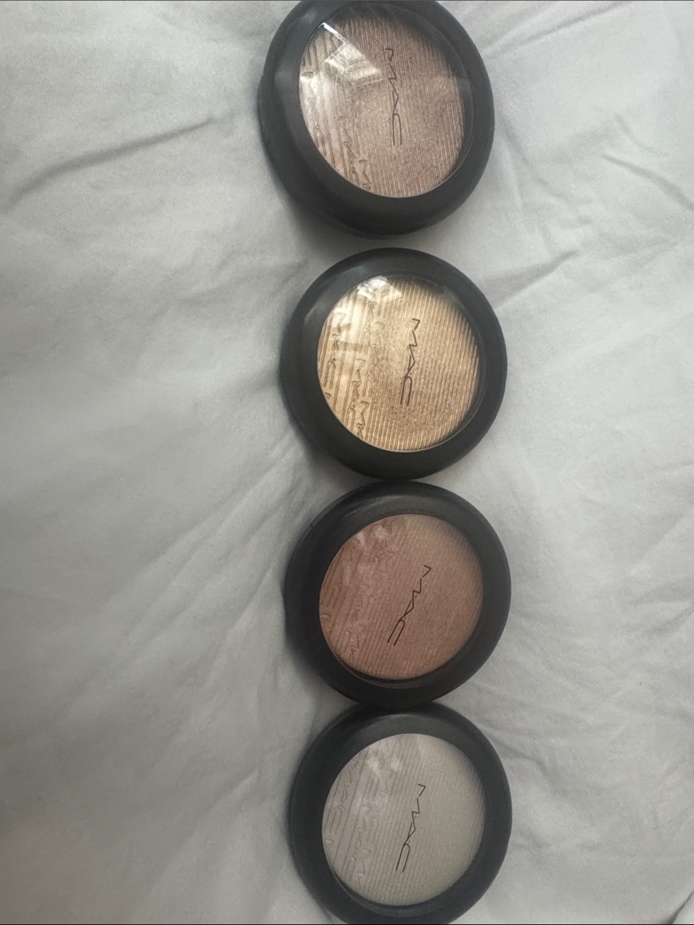 MAC Cosmetics Highlighting Powder Set — Champagne, Gold, Rose, Pearl